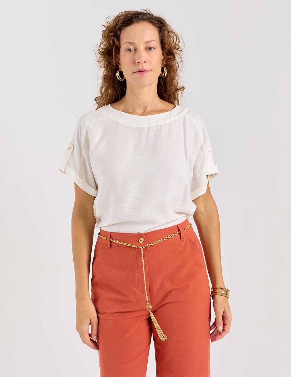 Blusa manga corta para mujer Blusa manga corta para mujer