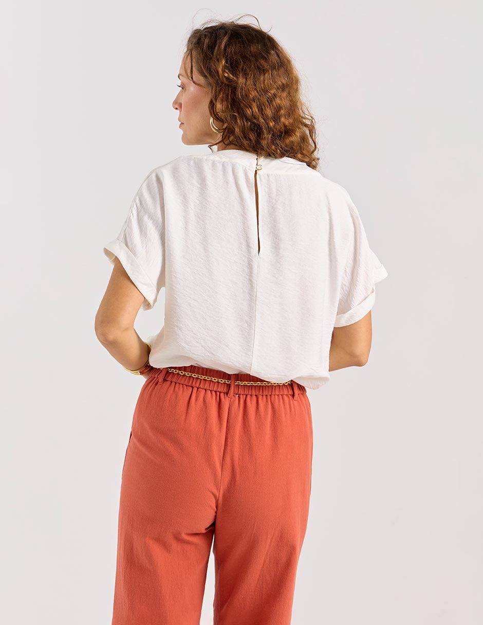 Blusa manga corta para mujer 2