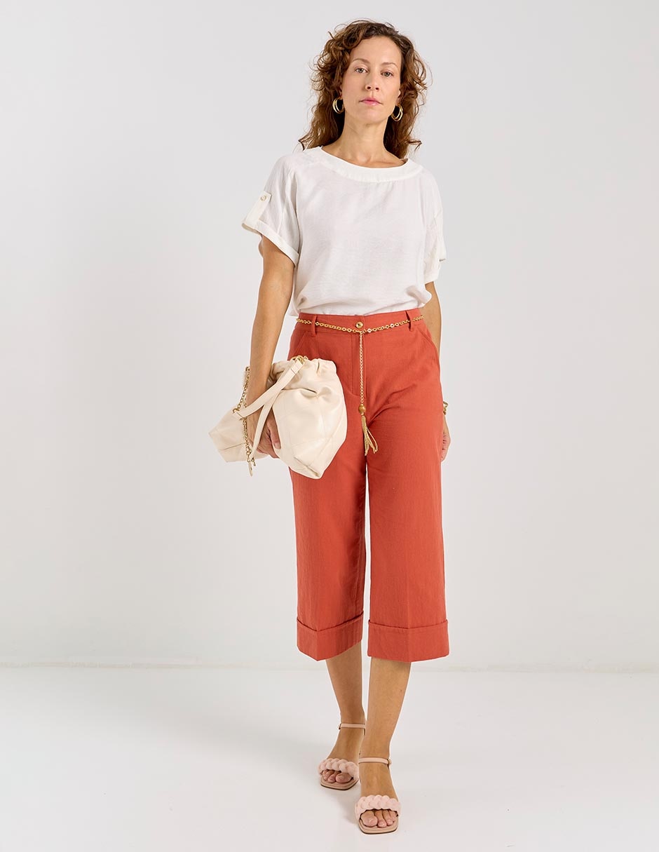 Blusa manga corta para mujer 3
