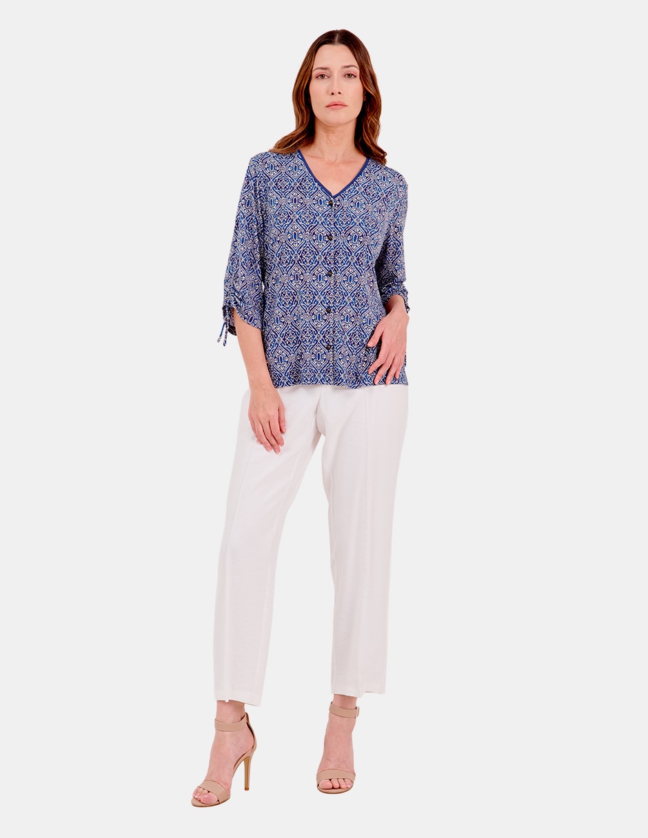 Blusa manga 3/4 para mujer 2