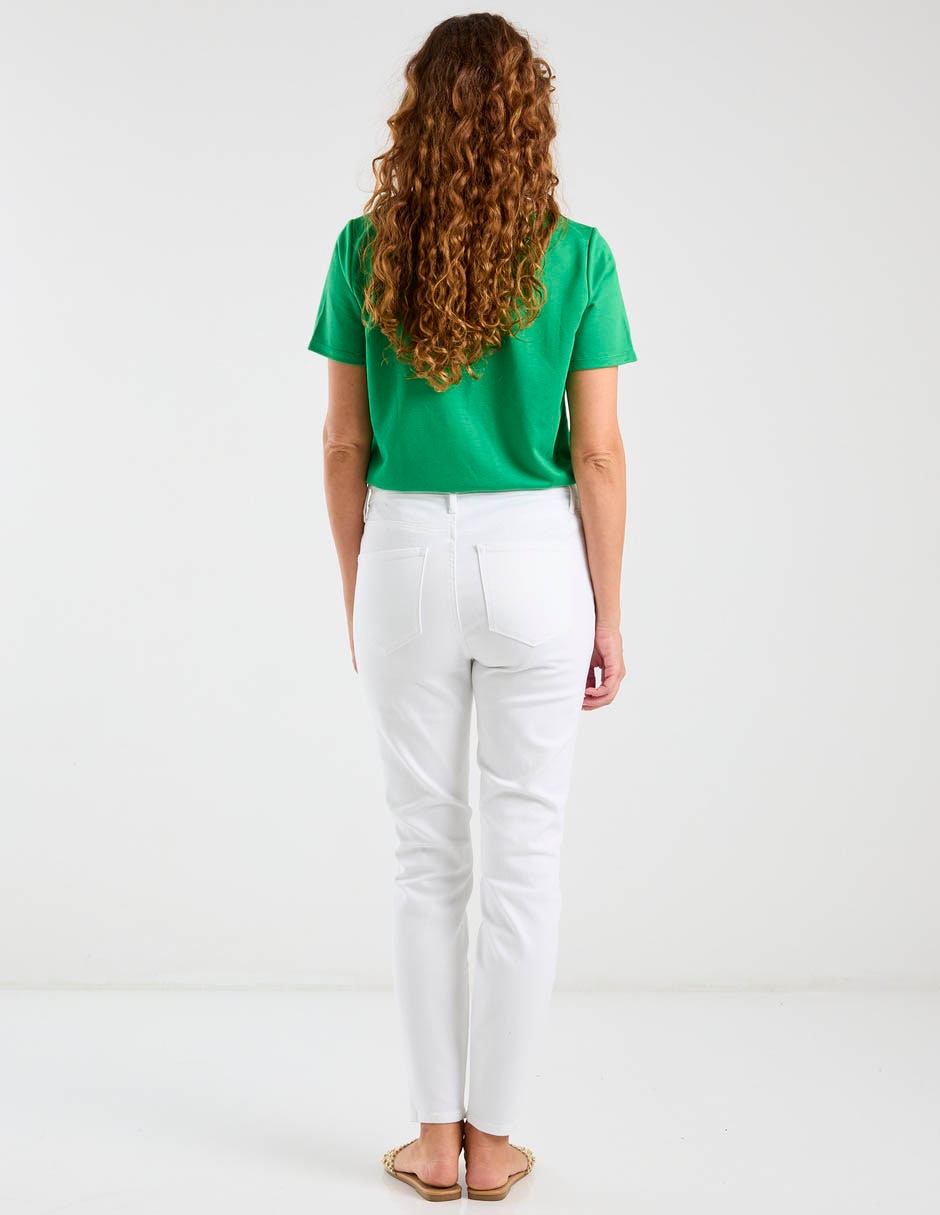 Jeans skinny cintura baja para mujer 6