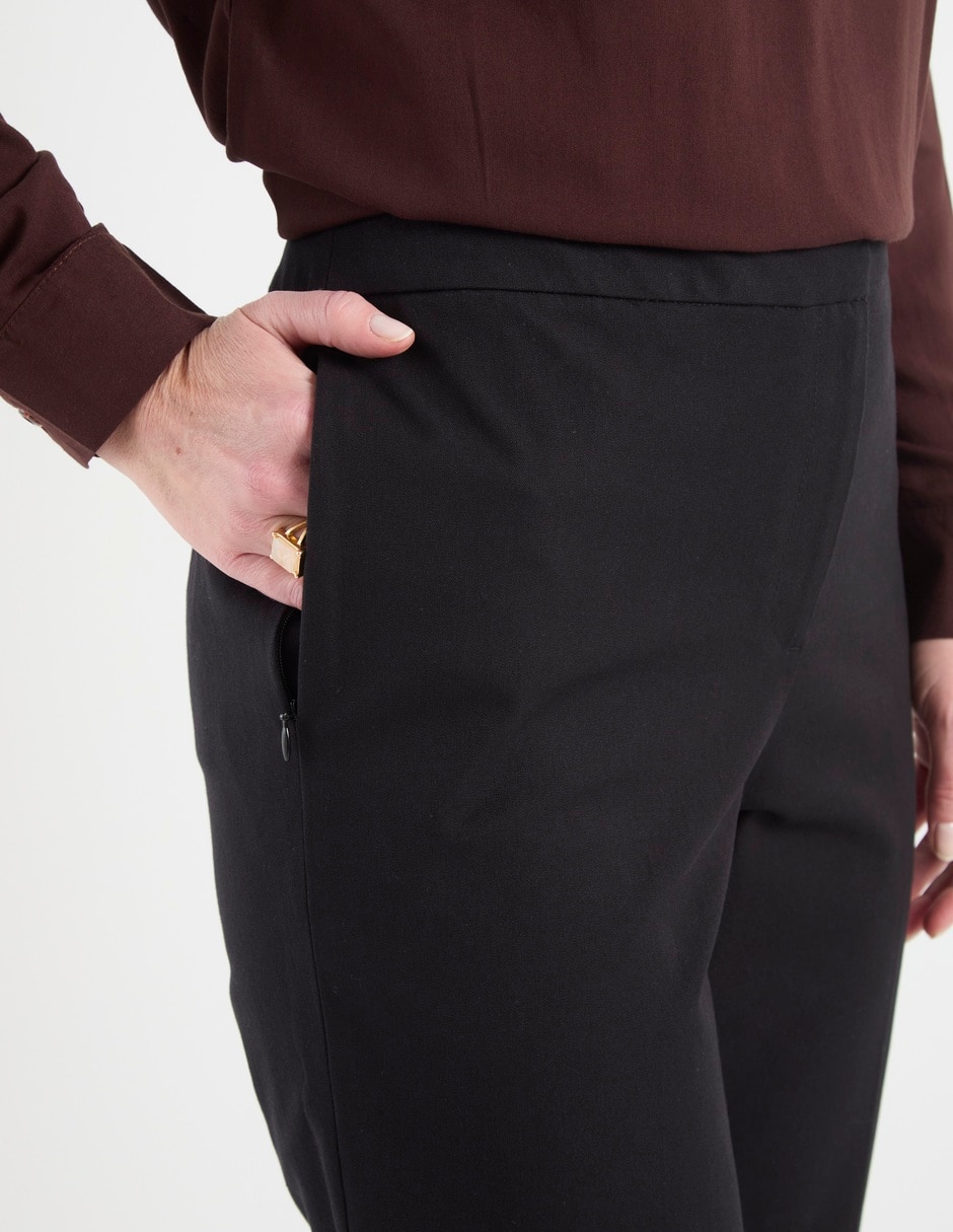 Pantalón de vestir straight para mujer 4