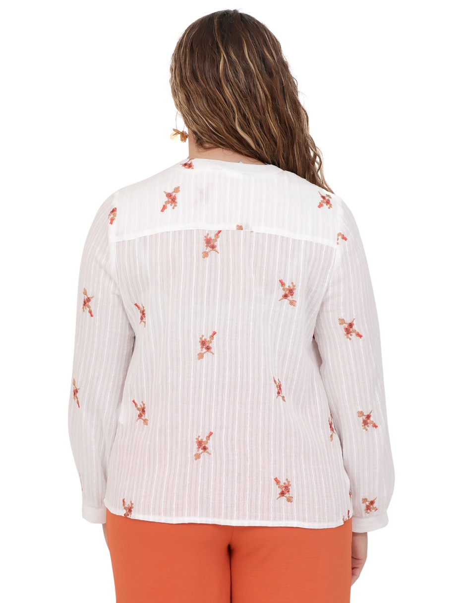 Blusa manga larga para mujer 2