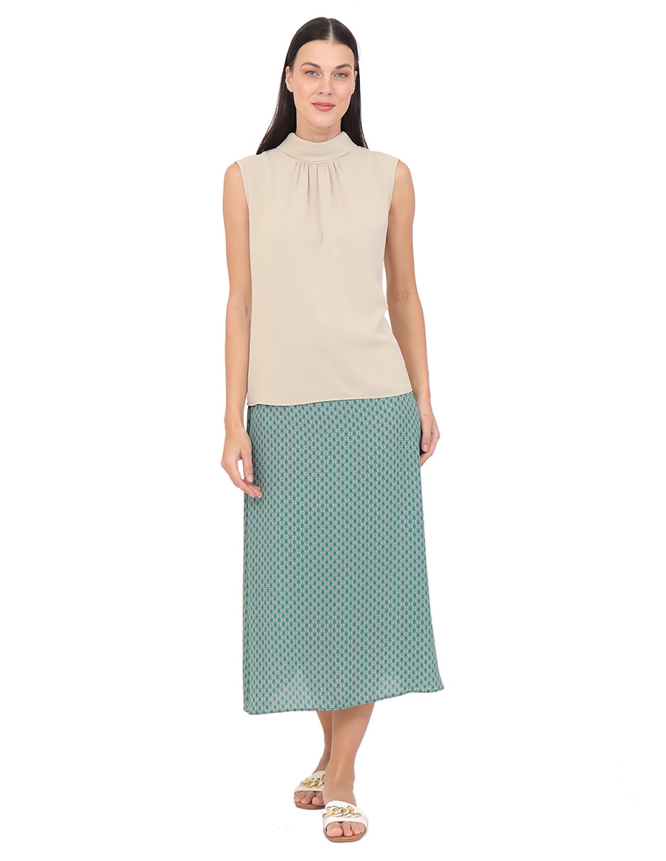 Blusa sin manga para mujer 6