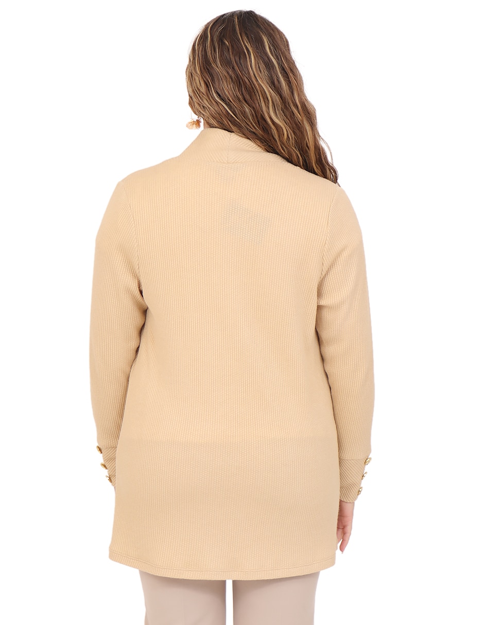 Suéter cuello v para mujer 2