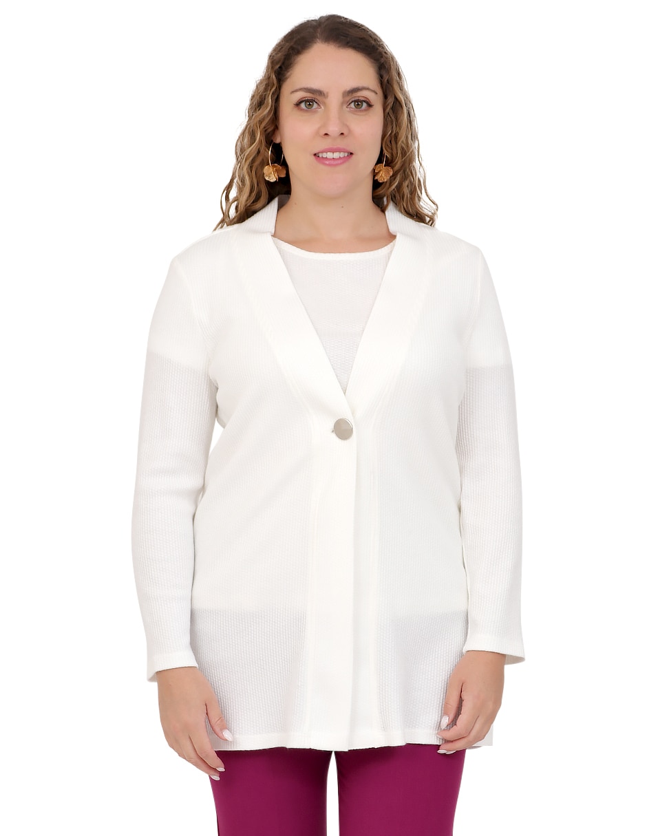 Suéter cuello V para mujer