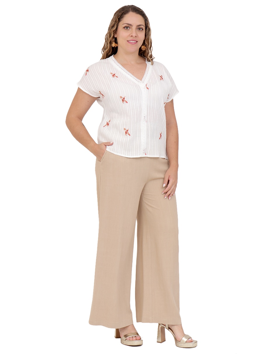 Blusa manga corta para mujer 6