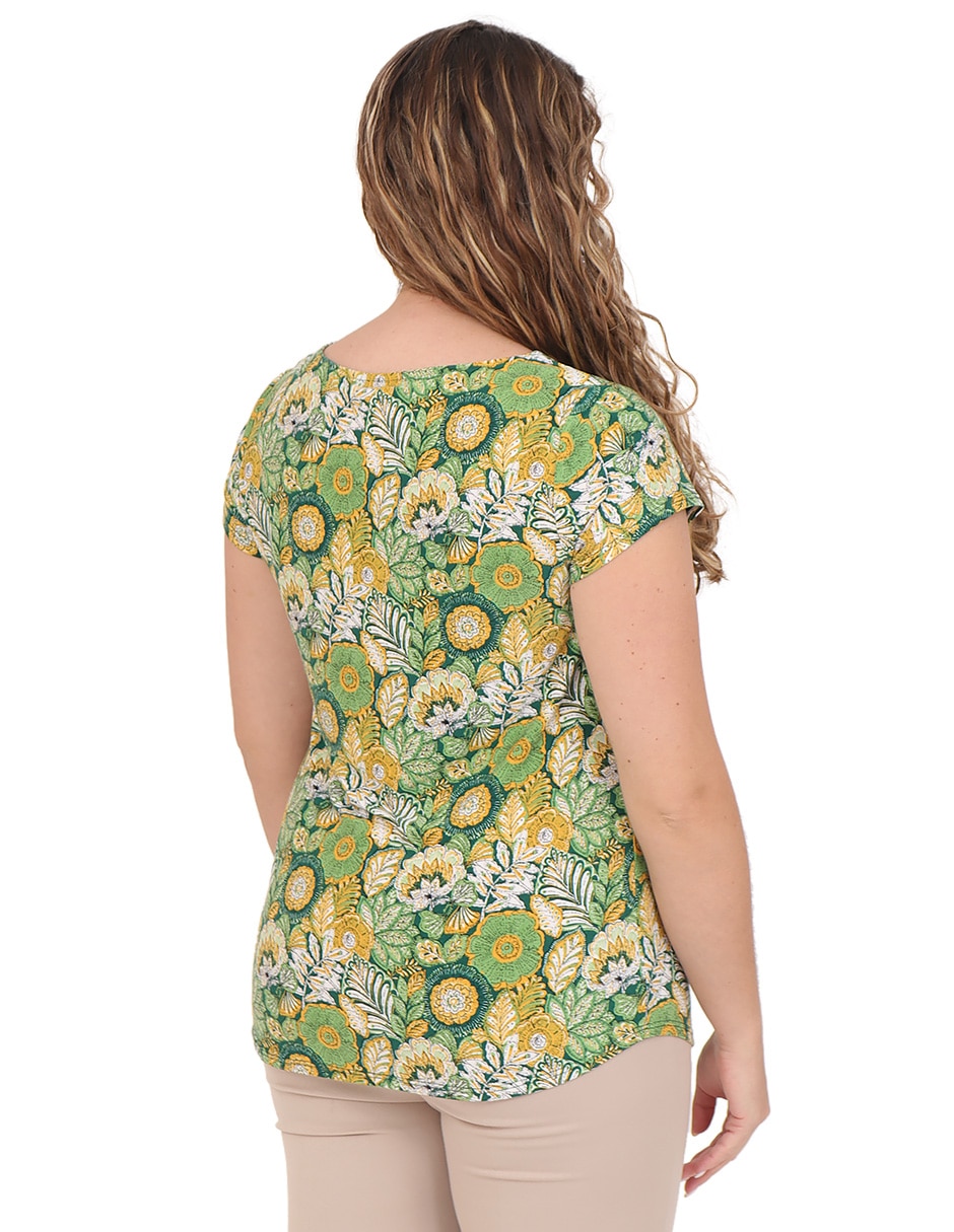 Blusa manga corta para mujer 2