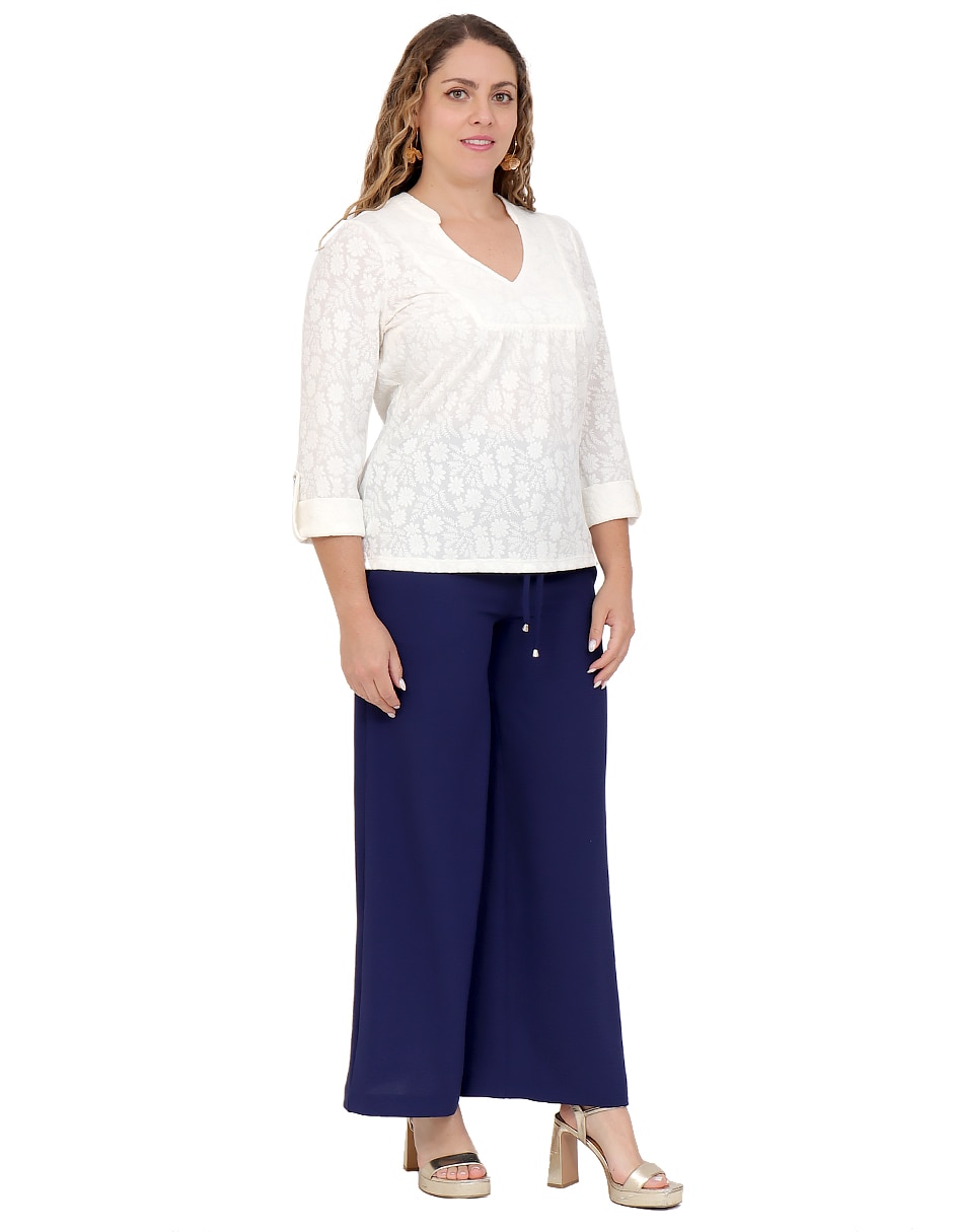 Blusa manga 3/4 para mujer 6