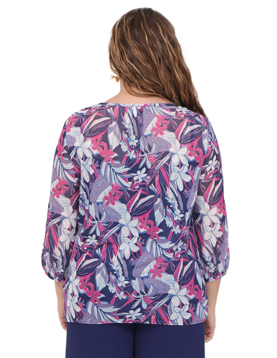 Blusa manga 3/4 para mujer 2