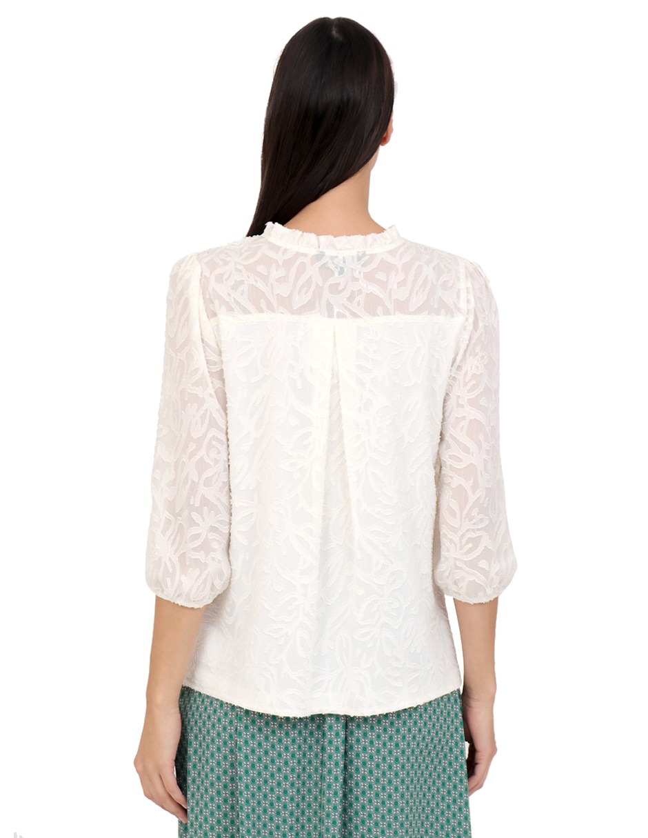 Blusa manga 3/4 para mujer 2