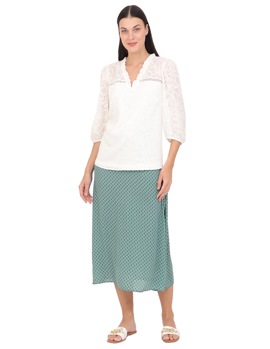 Blusa manga 3/4 para mujer 6