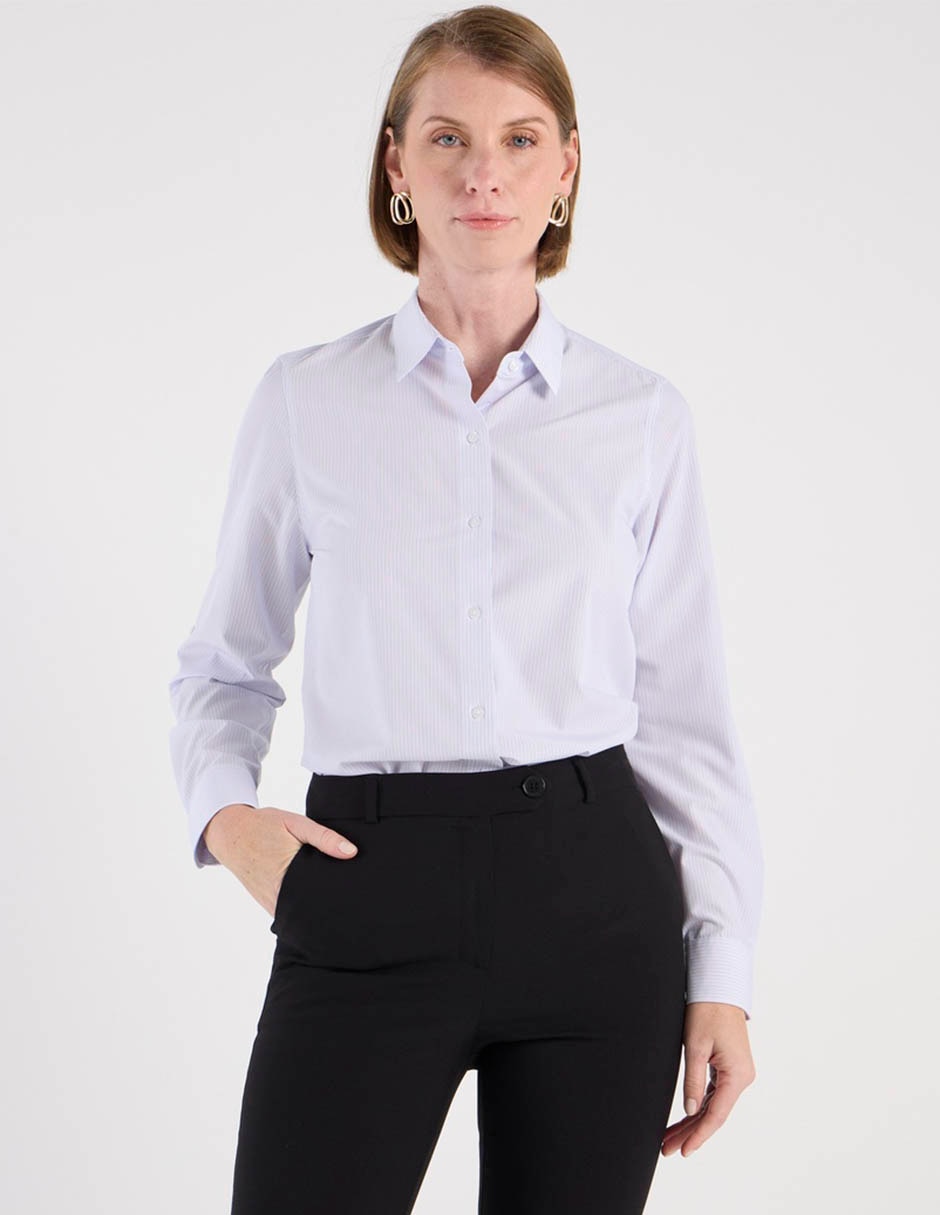 Blusa camisera manga larga para mujer Blusa camisera manga larga para mujer