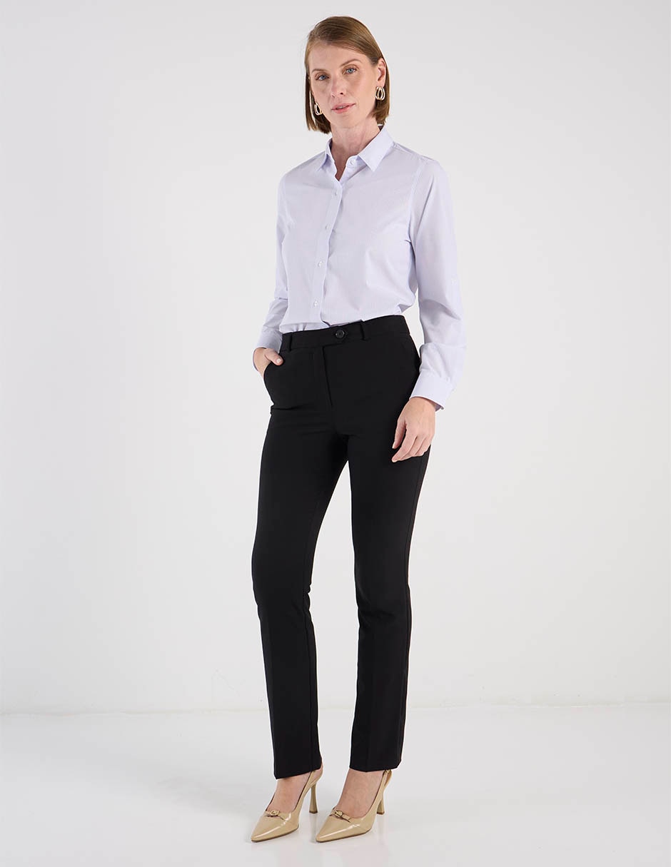 Blusa camisera manga larga para mujer 2