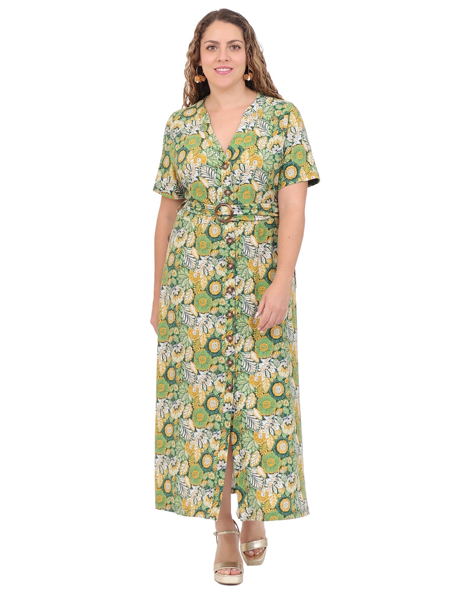 Vestido midi casual para mujer Vestido midi casual para mujer