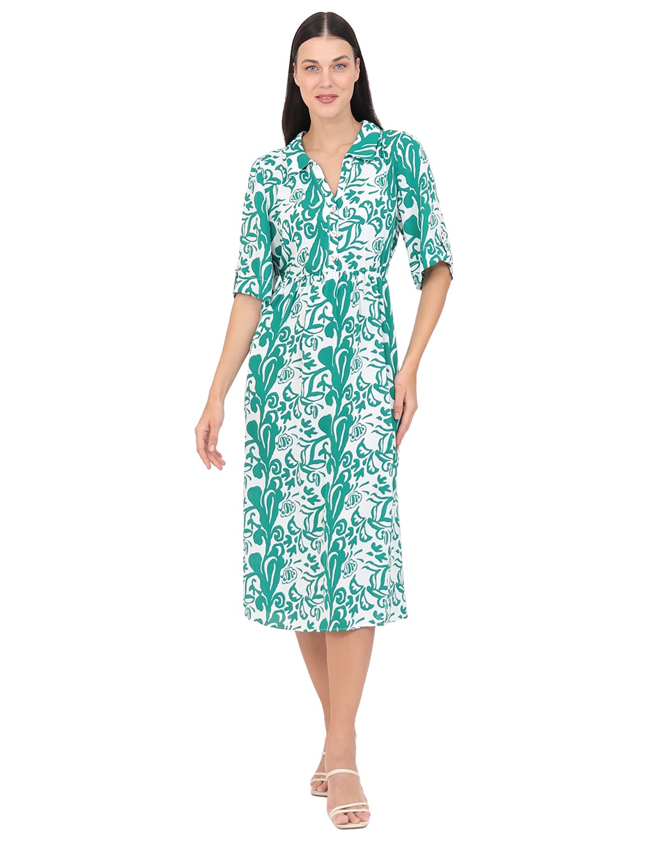 Vestido midi casual para mujer Vestido midi casual para mujer
