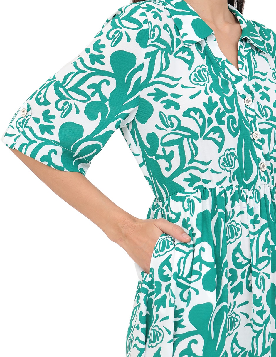 Vestido midi casual para mujer 4