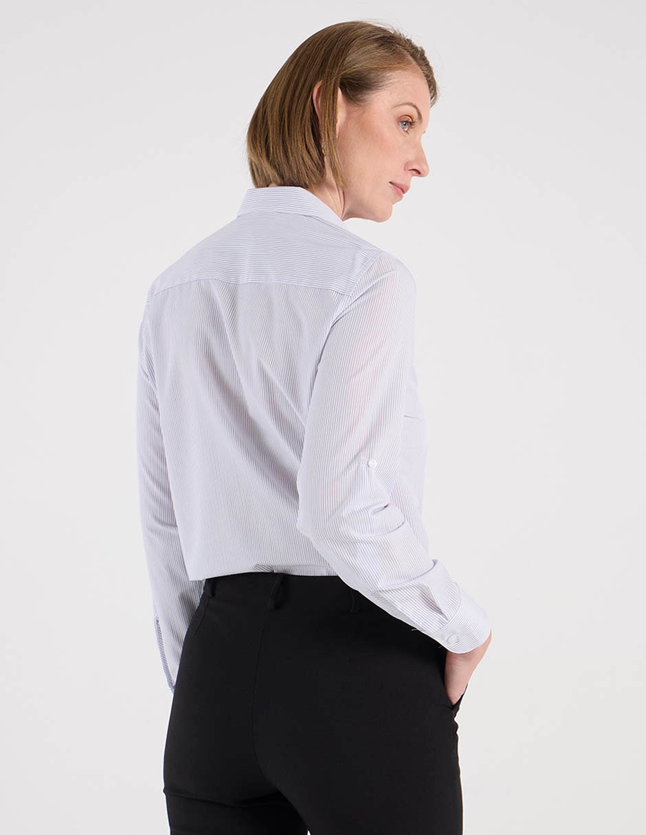 Blusa camisera manga larga para mujer 6