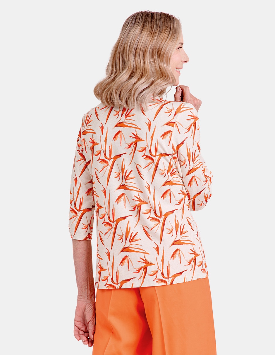 Blusa manga al codo para mujer 4