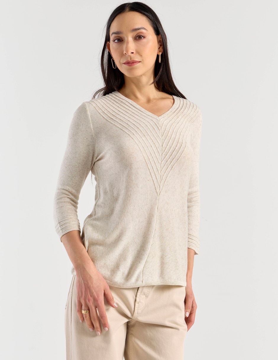 Blusa manga 3/4 para mujer 2