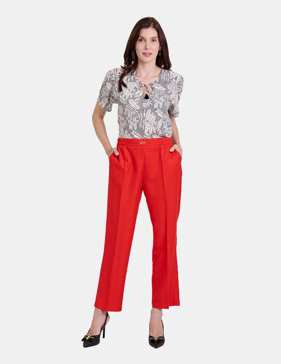 Pantalón de vestir regular para mujer 2