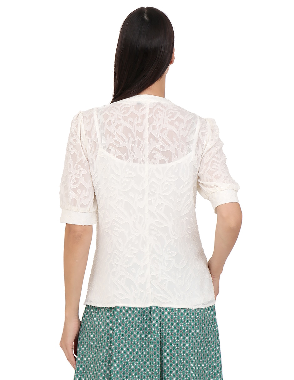 Blusa manga corta para mujer 2