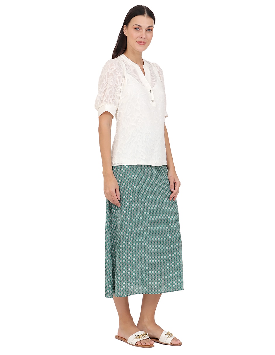 Blusa manga corta para mujer 6