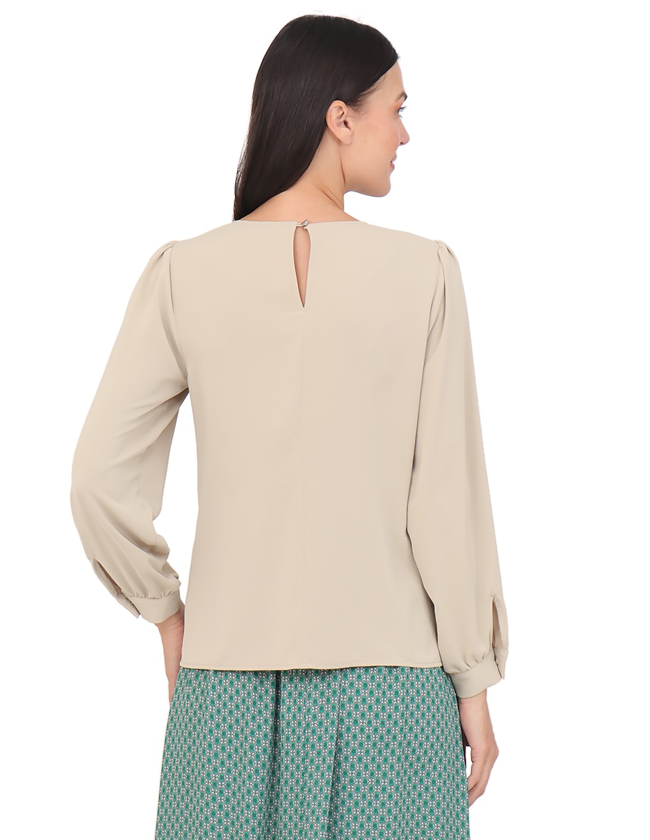Blusa manga larga para mujer 2