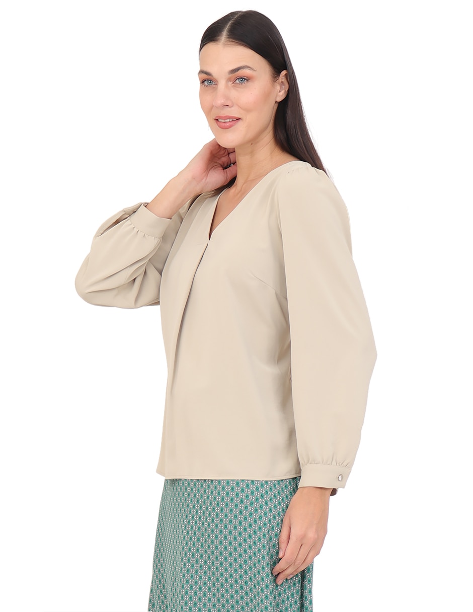 Blusa manga larga para mujer 3