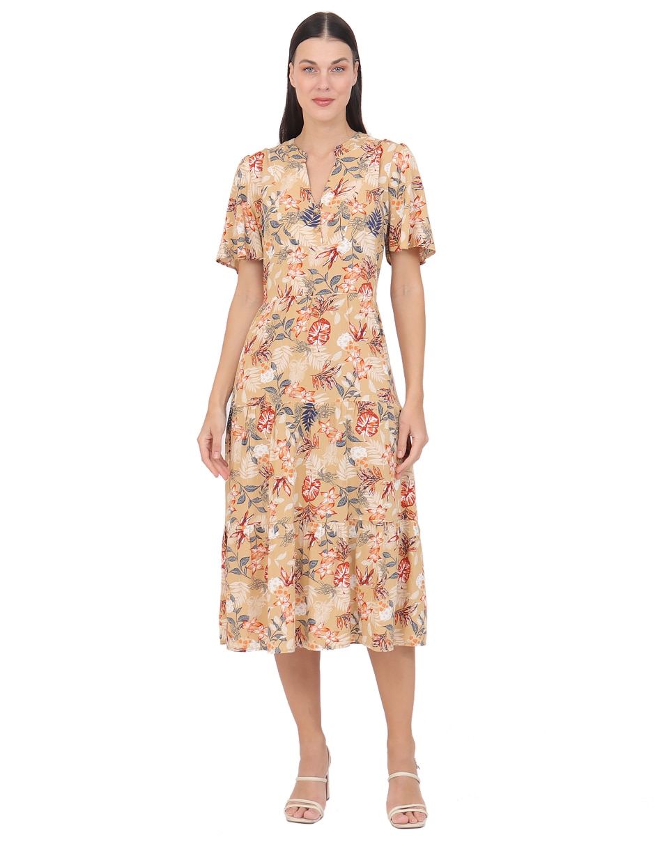 Vestido midi casual para mujer Vestido midi casual para mujer