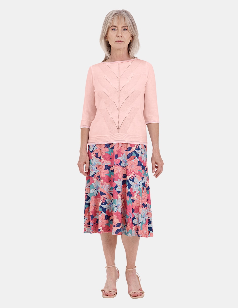 Blusa manga 3/4 para mujer 2