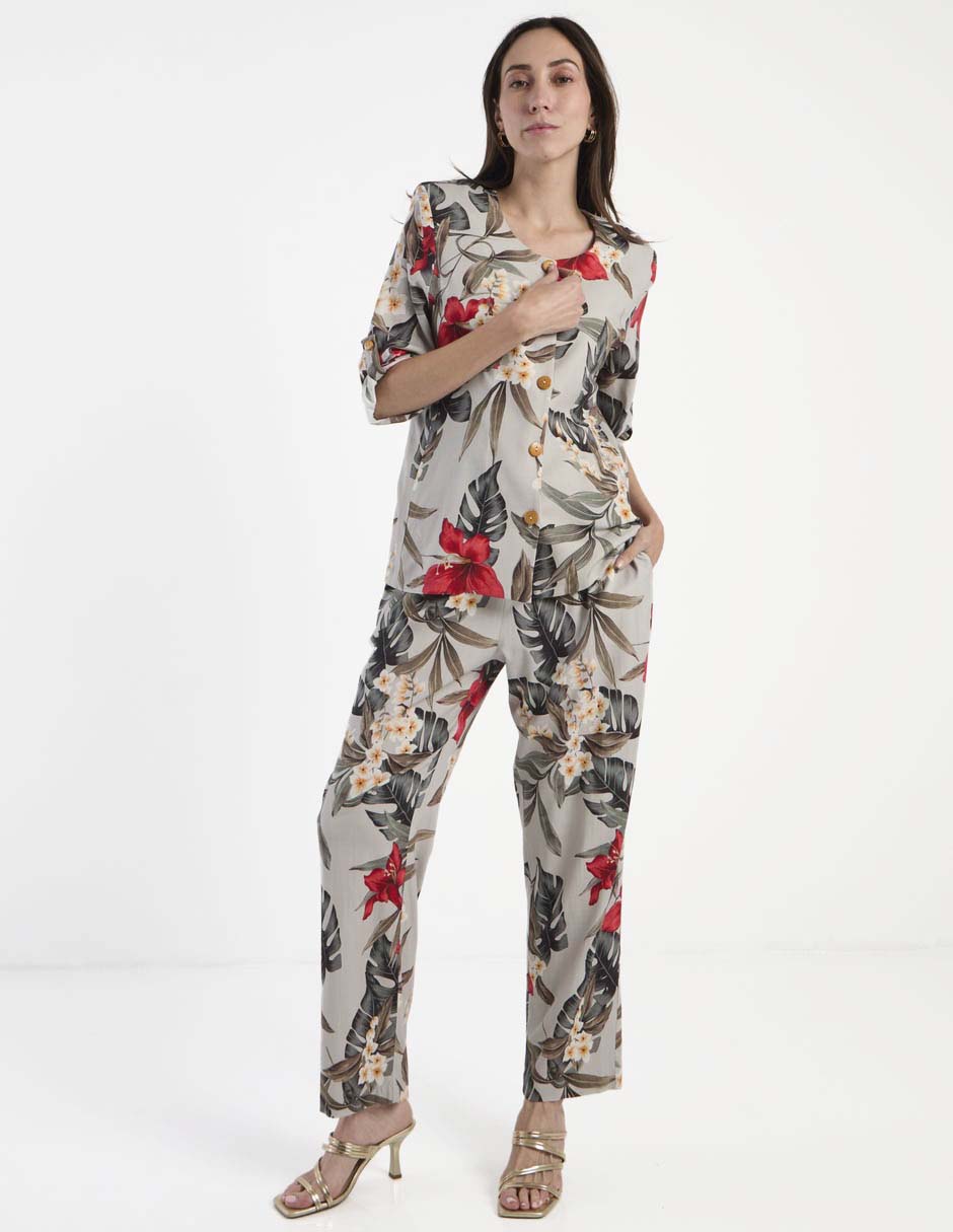 Pantalón relaxed straight para mujer 2