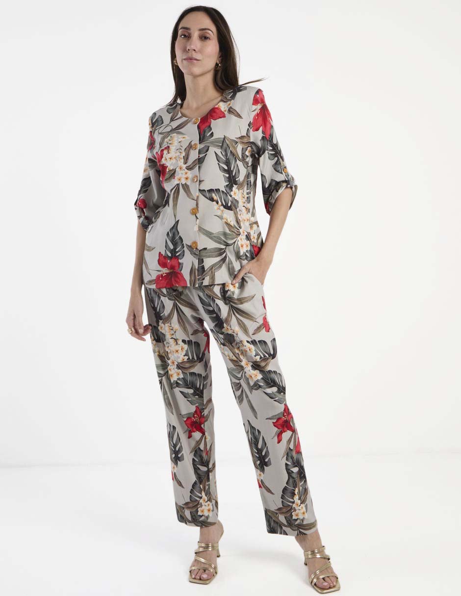 Pantalón relaxed straight para mujer 3