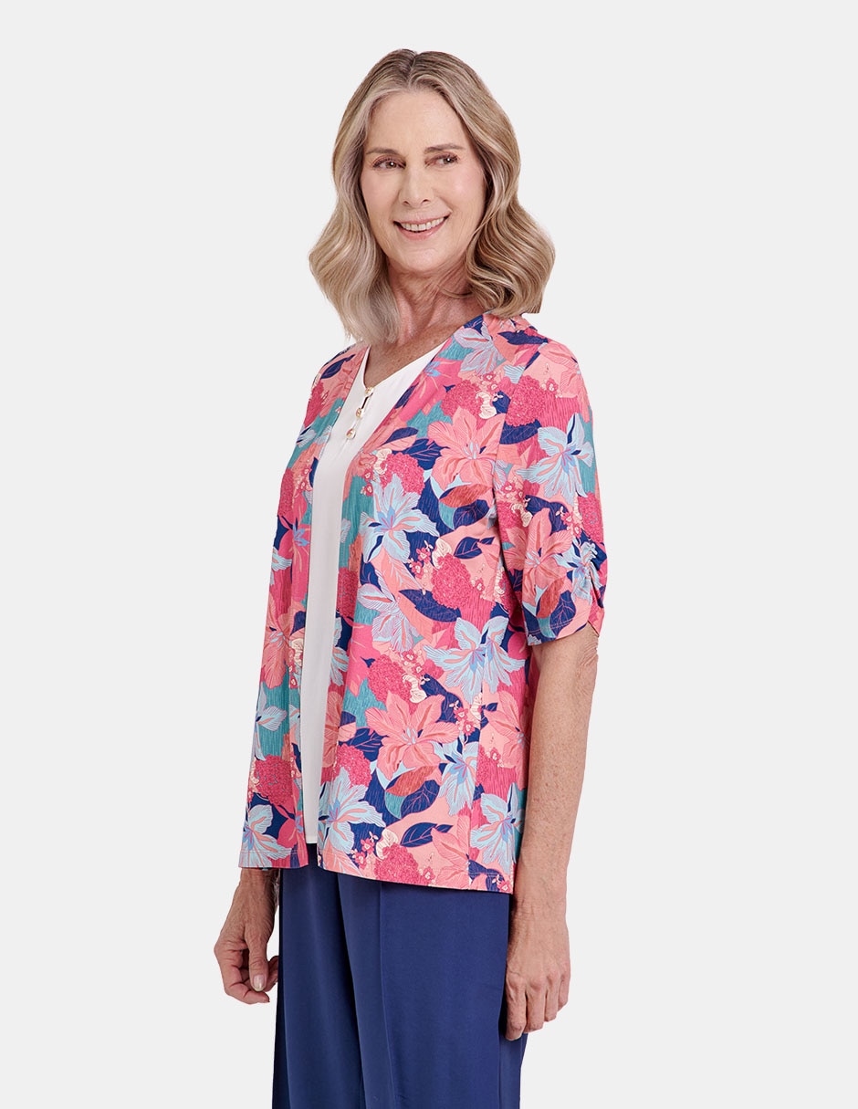 Blusa manga al codo para mujer 4