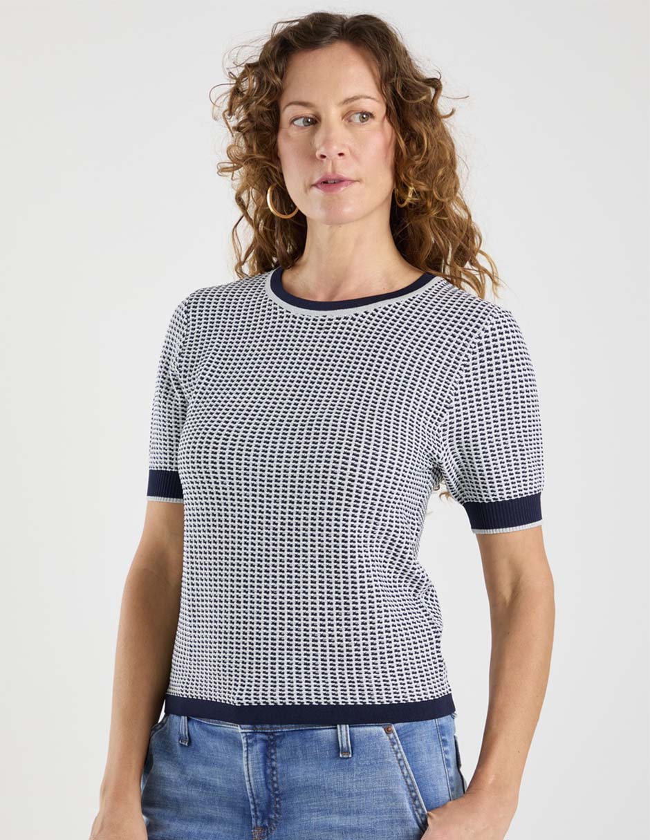 Suéter cuello redondo para mujer 2