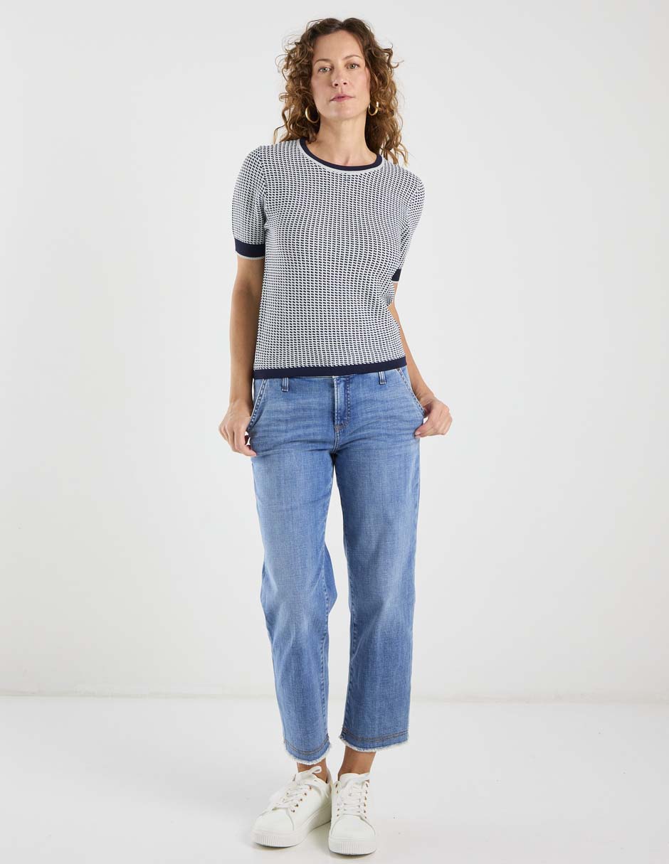 Suéter cuello redondo para mujer 3