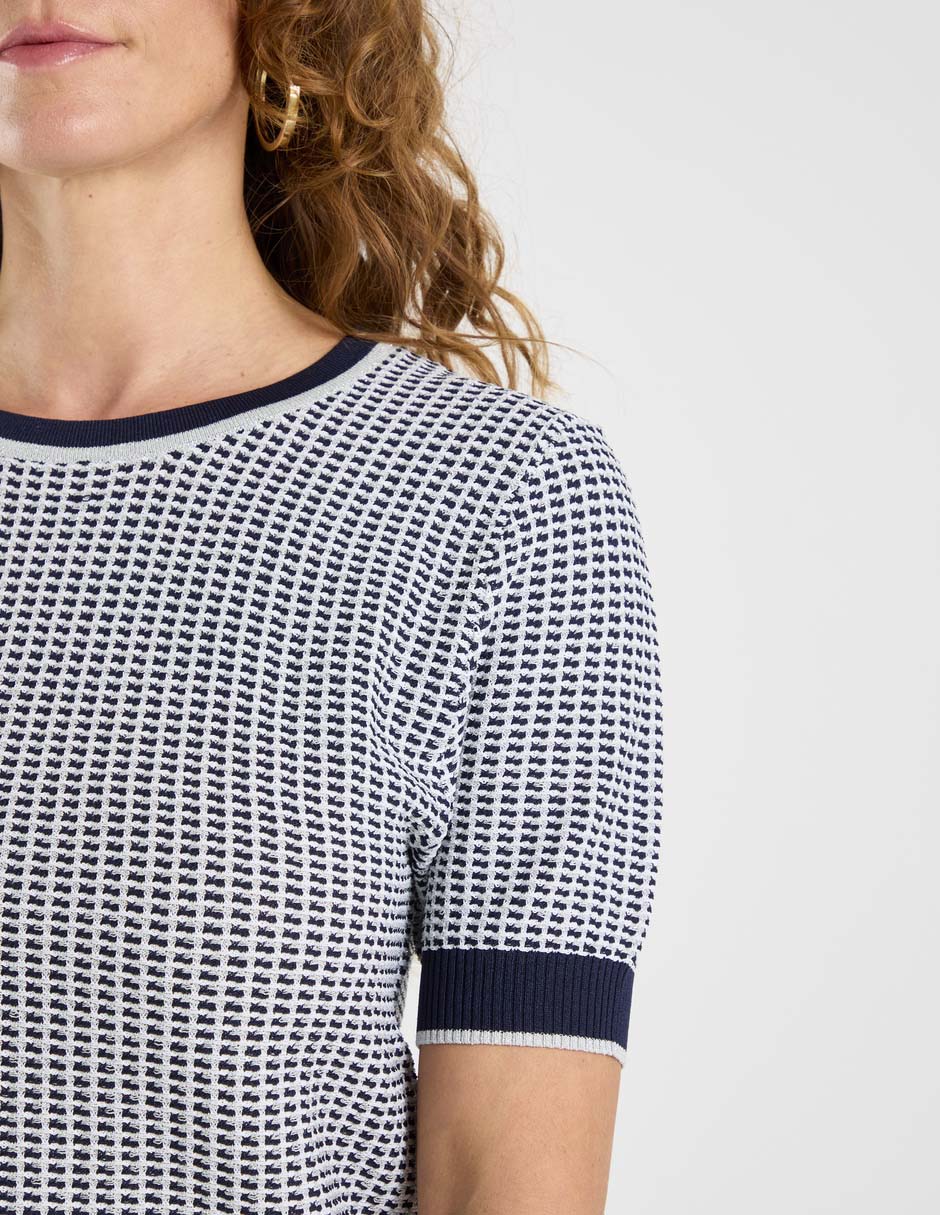 Suéter cuello redondo para mujer 4