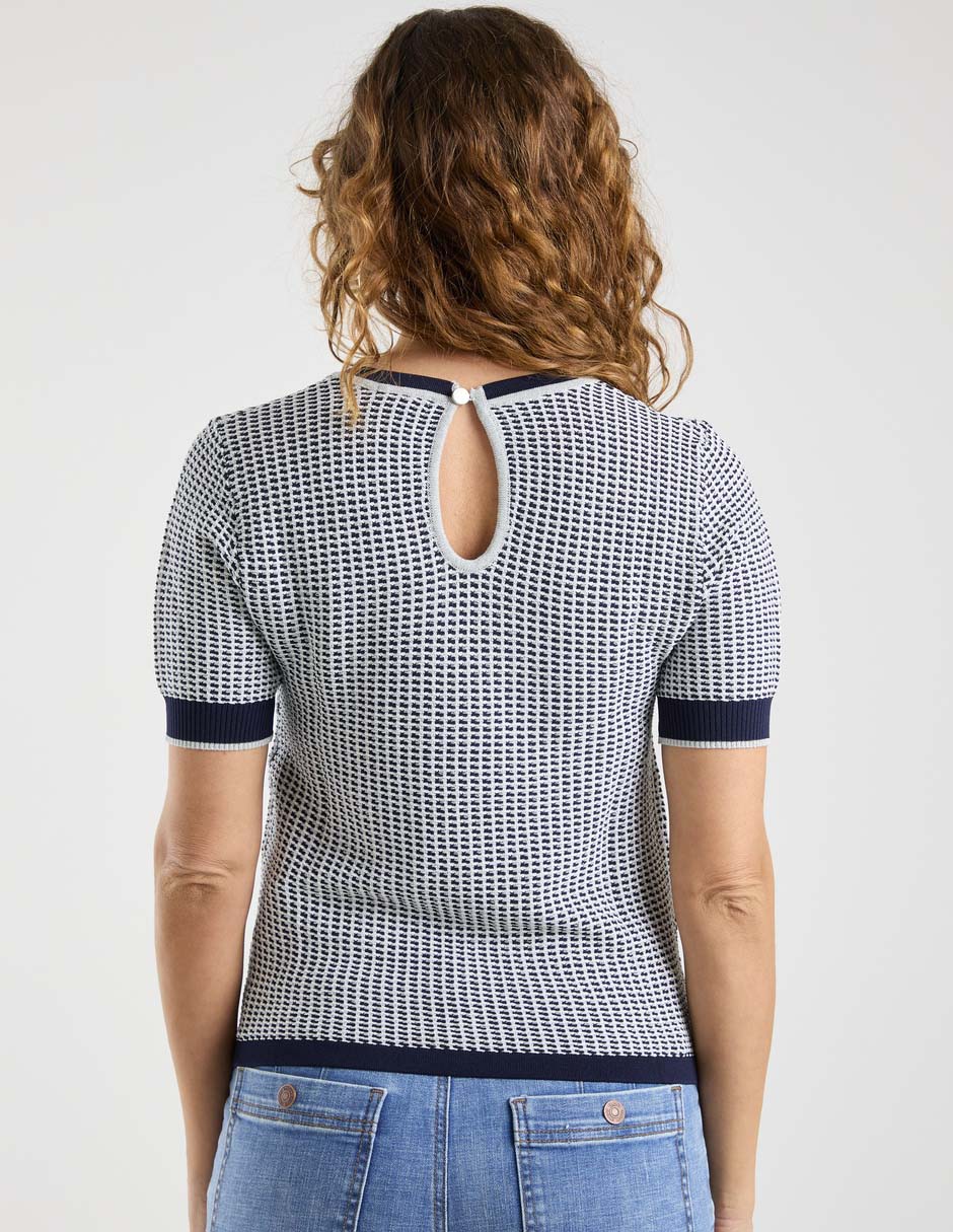 Suéter cuello redondo para mujer 6