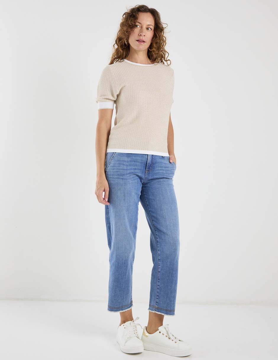 Suéter cuello redondo para mujer 3