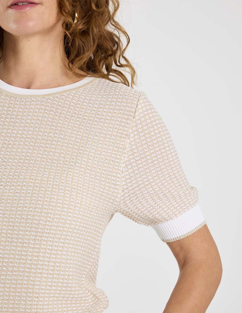 Suéter cuello redondo para mujer 4