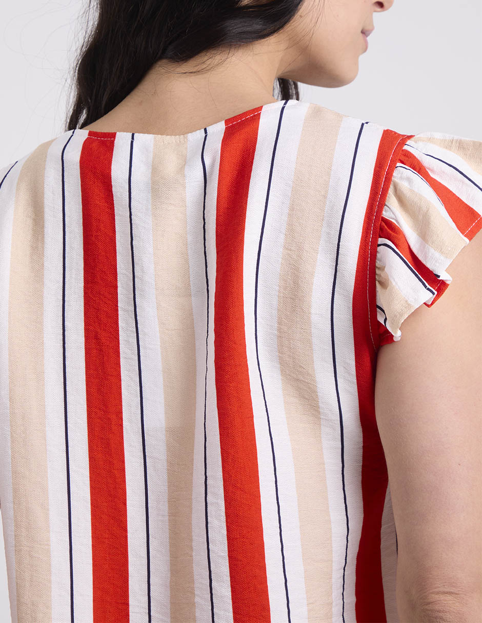 Blusa manga corta para mujer 5
