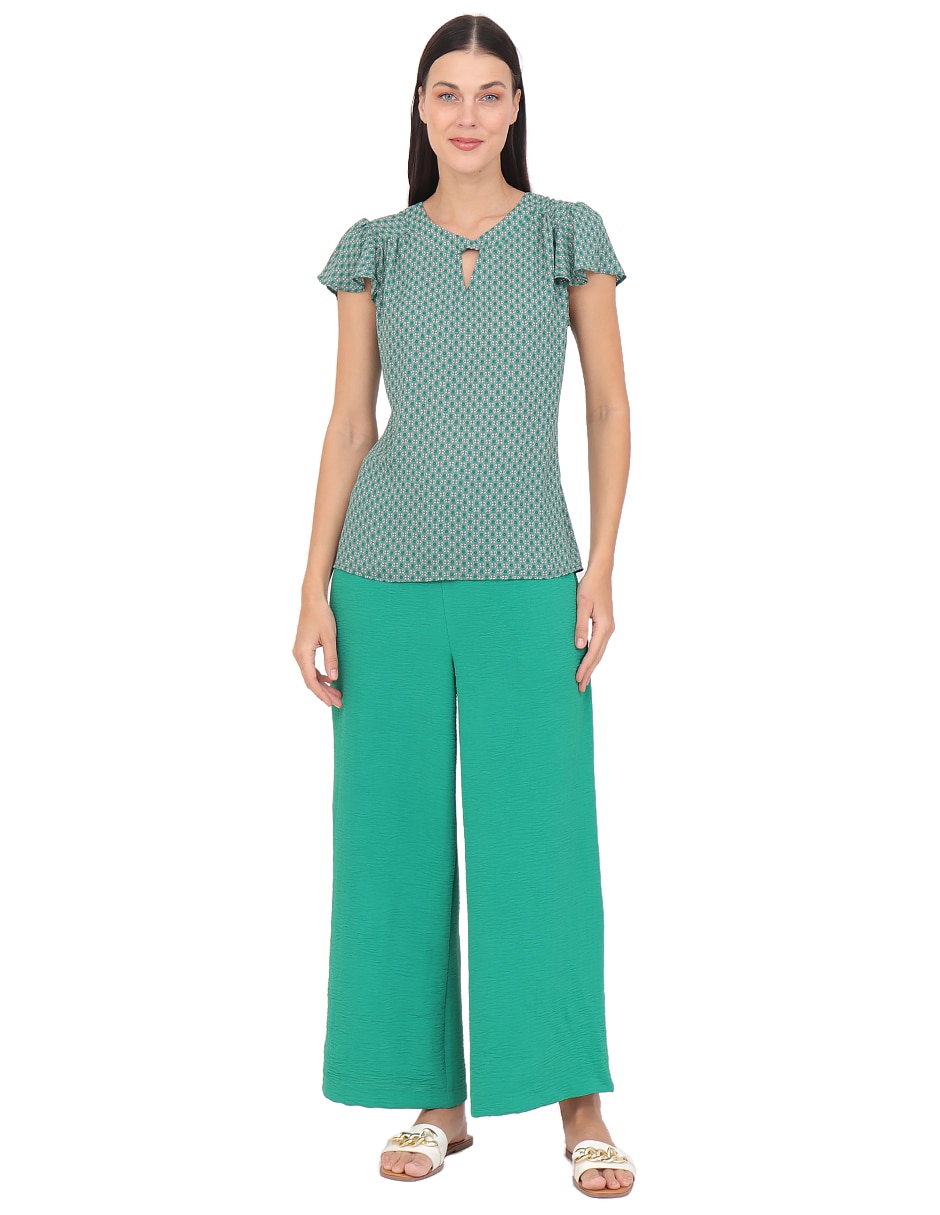 Blusa manga corta para mujer 6