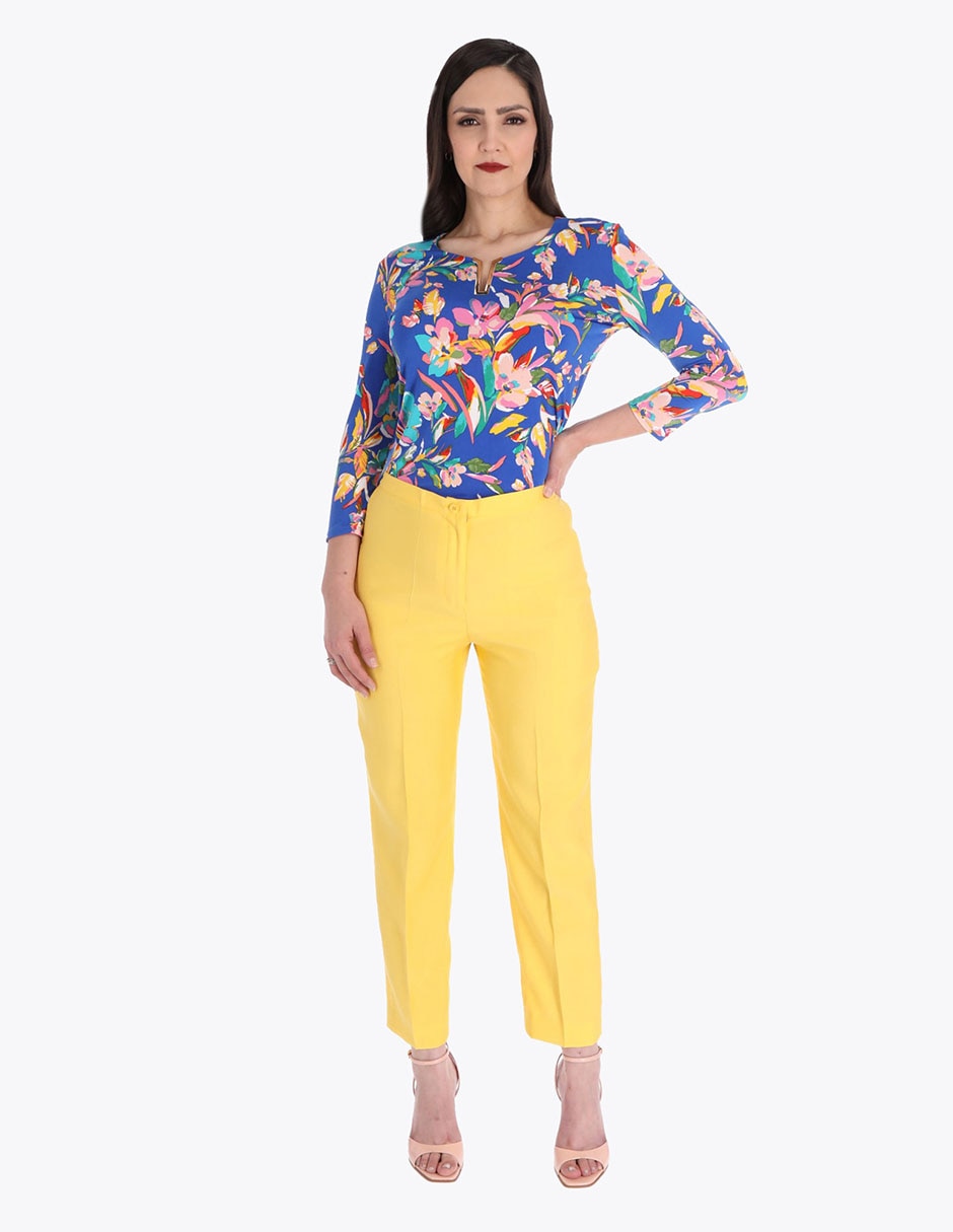 Pantalón de vestir slim para mujer 3
