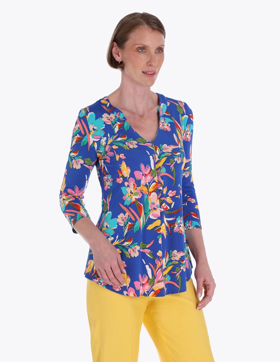 Blusa manga 3/4 para mujer