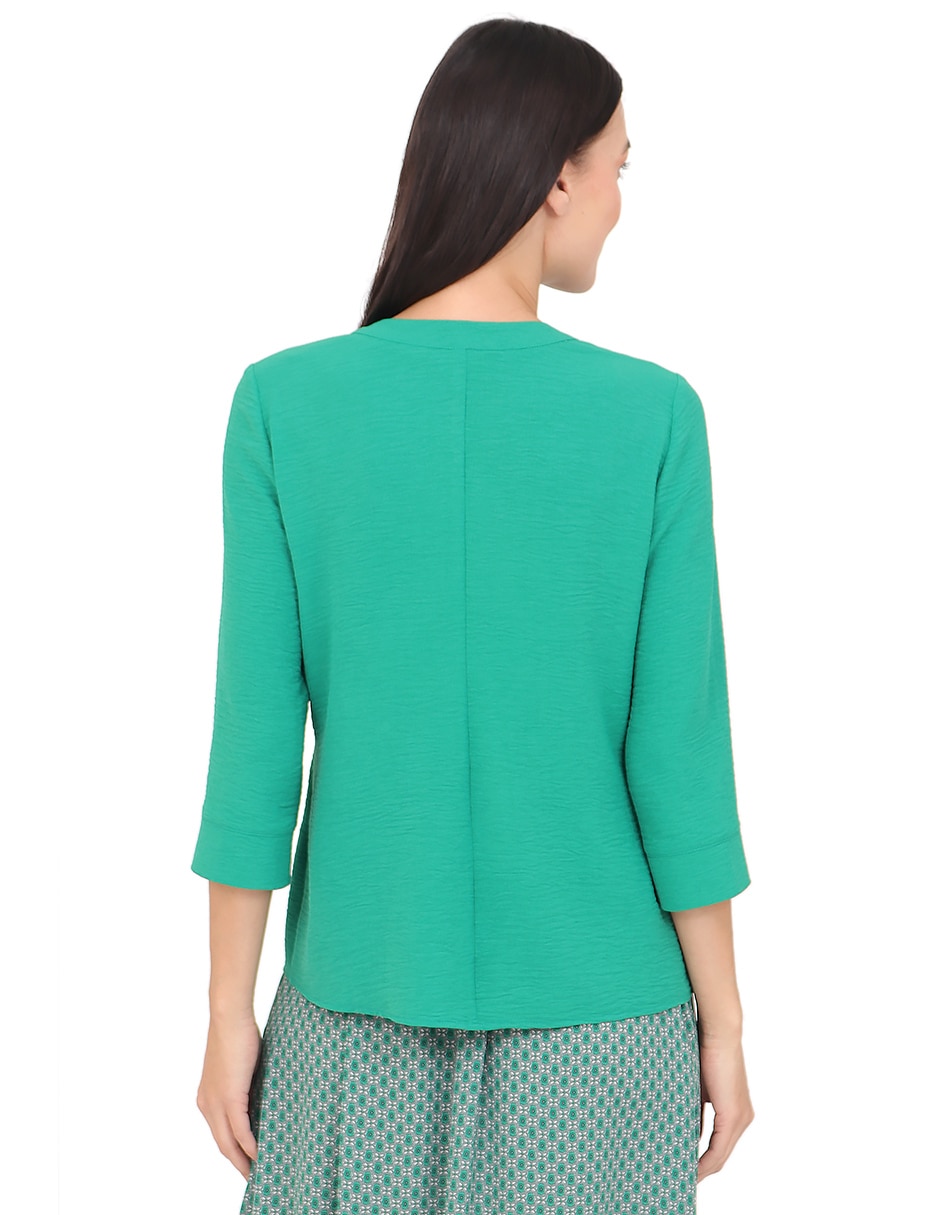 Blusa manga 3/4 para mujer 2