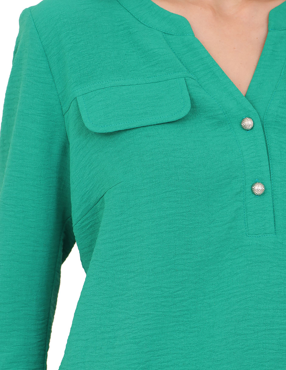 Blusa manga 3/4 para mujer 4