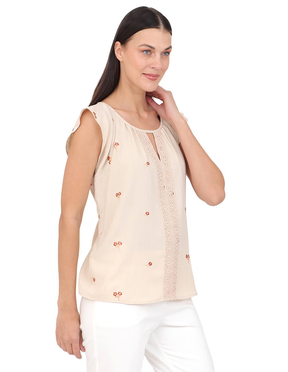 Blusa manga corta para mujer 3
