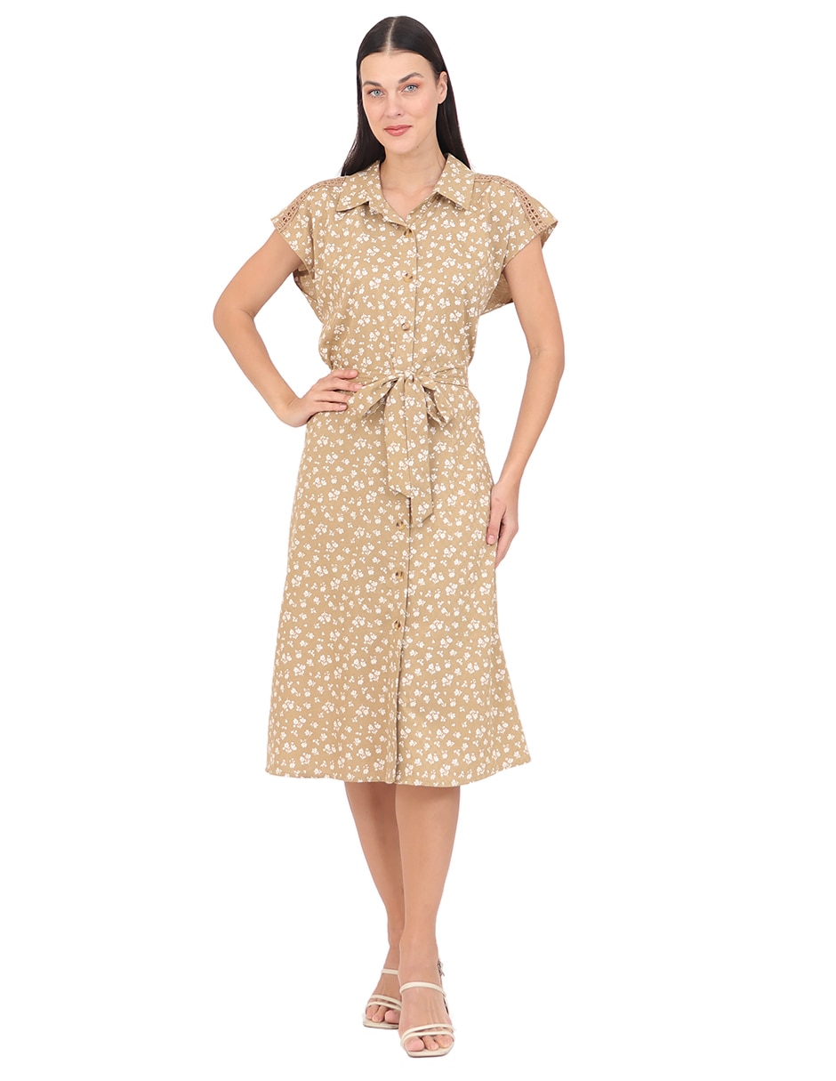 Vestido midi casual para mujer Vestido midi casual para mujer