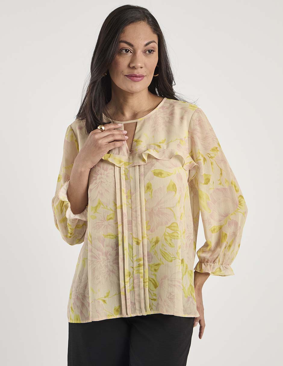 Blusa manga 3/4 para mujer 2