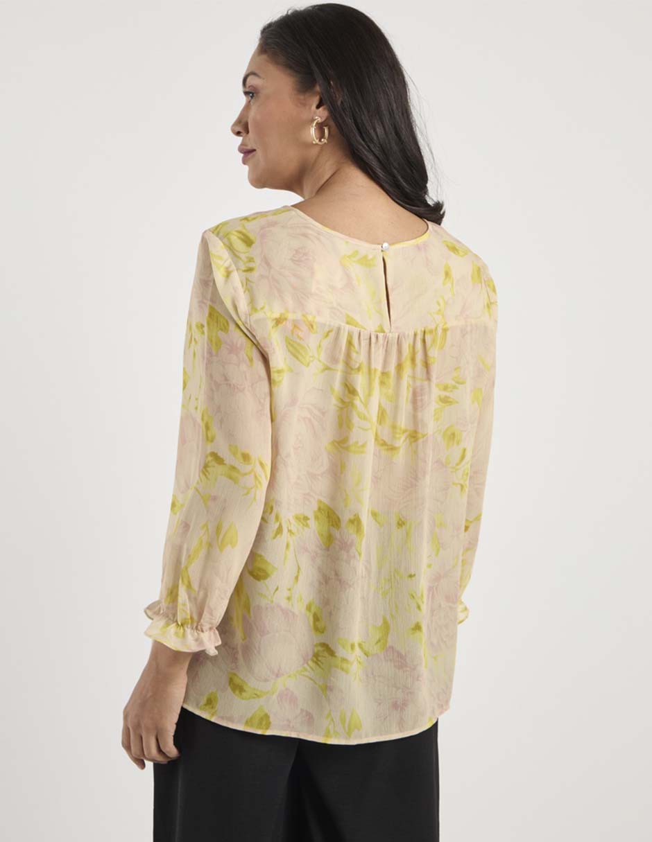 Blusa manga 3/4 para mujer 6